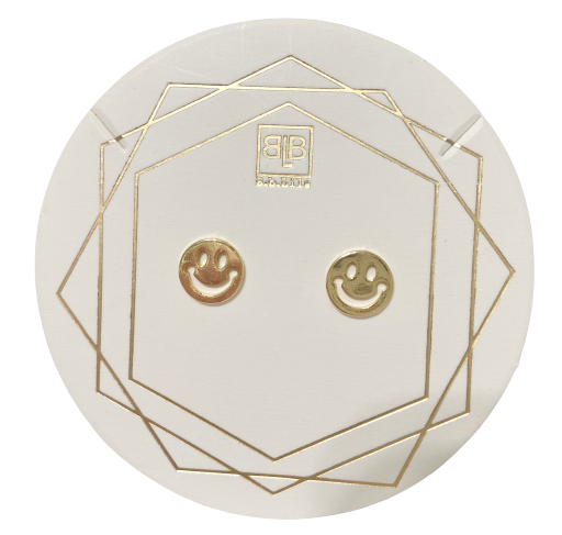 Smile Studs - Gold