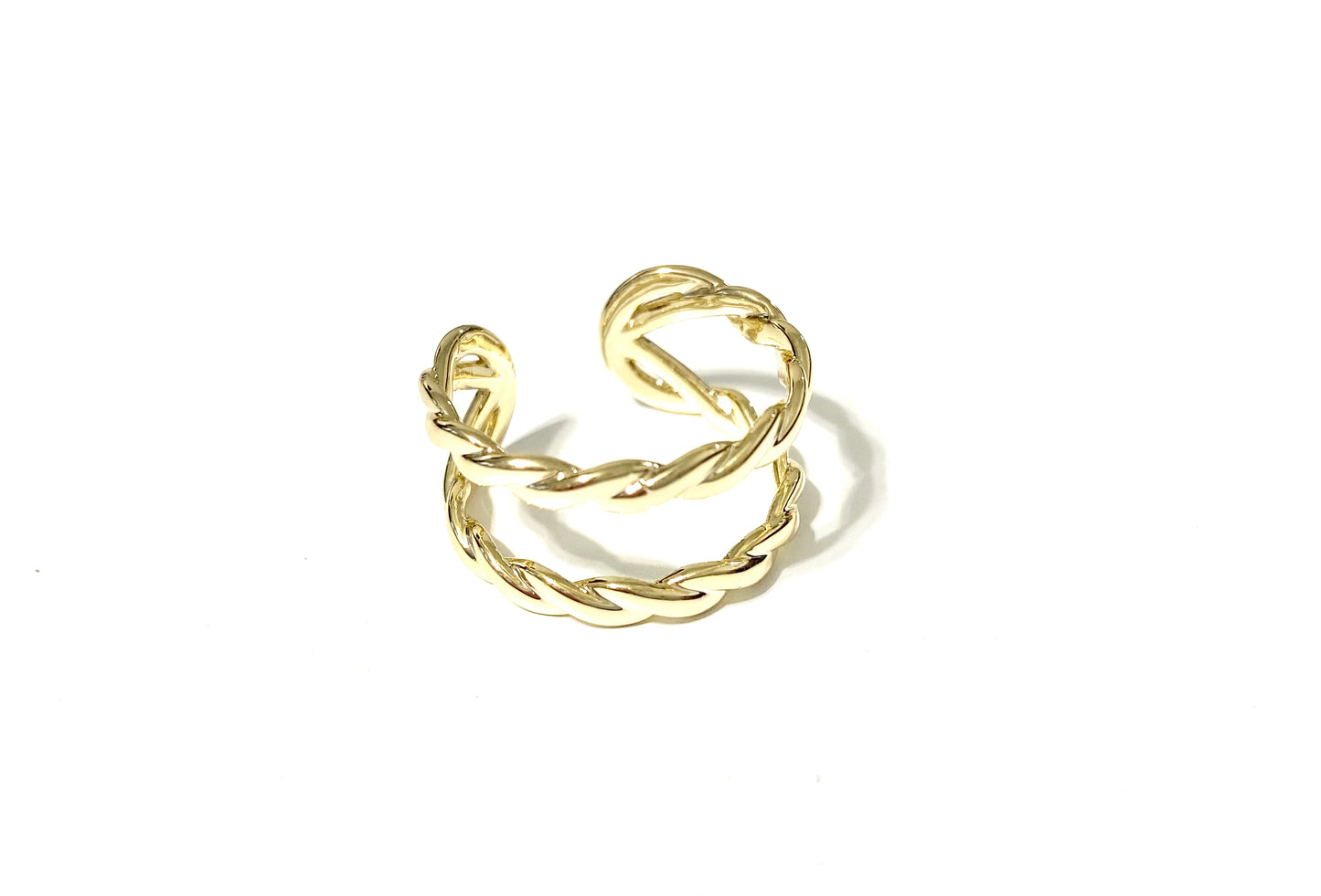 Load image into Gallery viewer, Twist &amp;amp; Shout Ring - Gold
