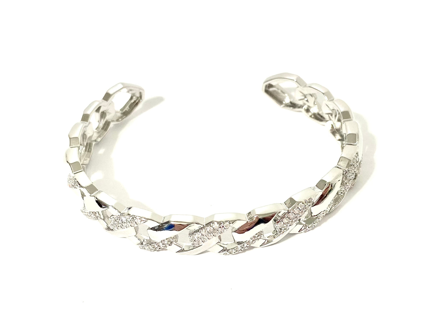 Top Of The Line Bracelet Cuff - Silver