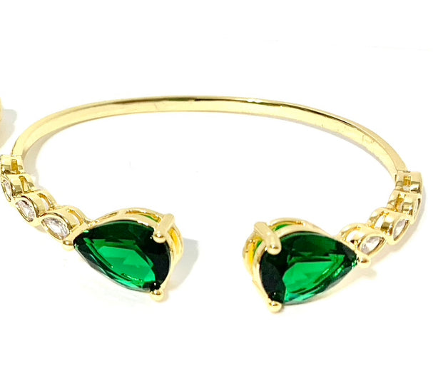 Merry Bracelet Cuff - Green