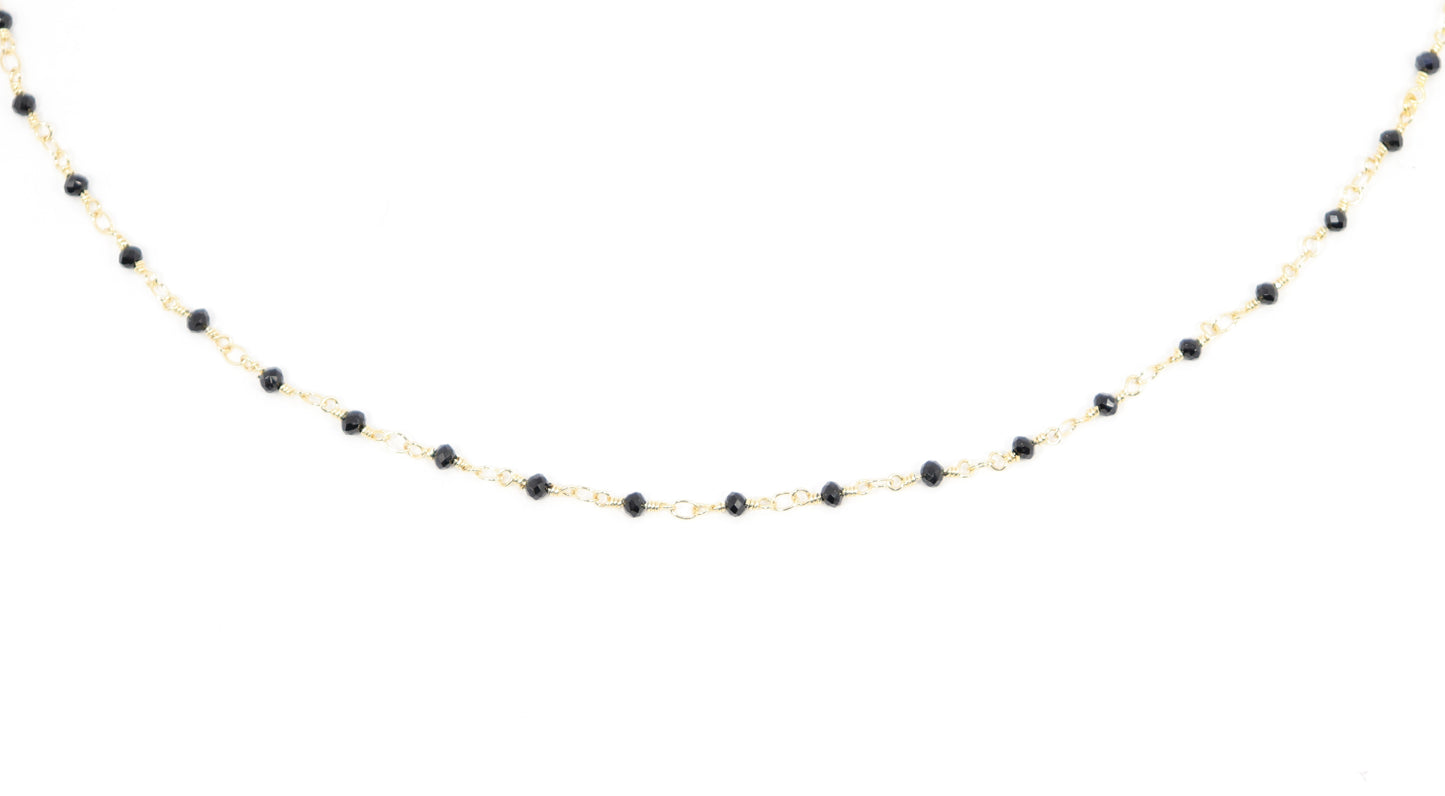Load image into Gallery viewer, Beaded Choker - Black
